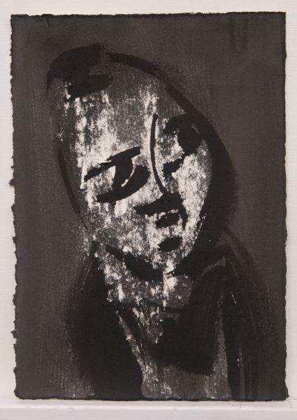 Black Series, 2016, Acrylic Ink on Paper, 27×20cm
